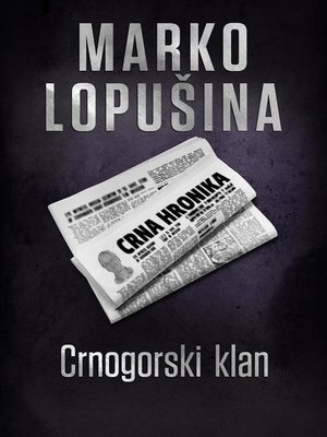cover image of Crnogorski klan